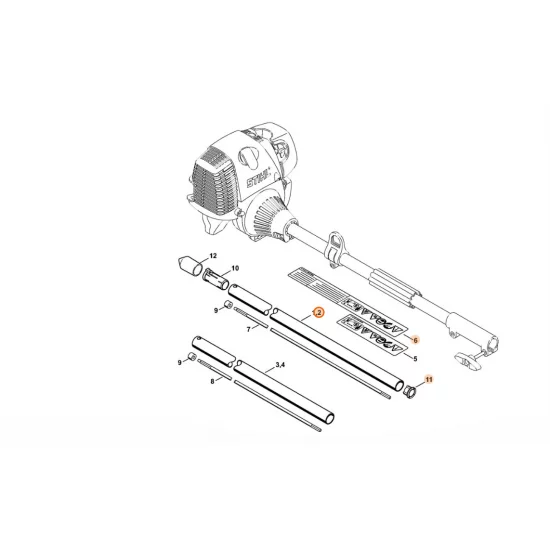 STIHL  Wysięgnik Ø 25,4 mm 4601 710 7107